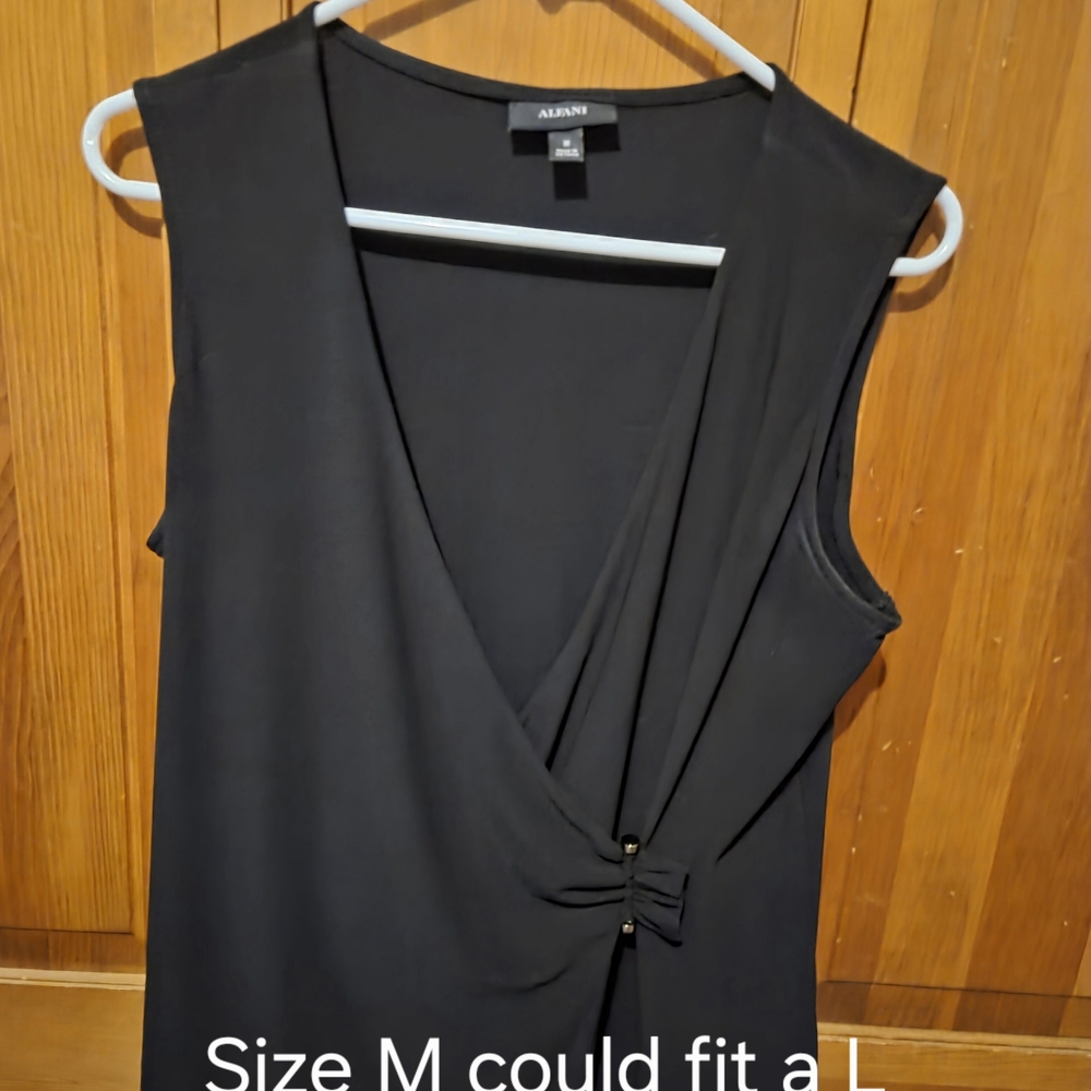 Baldwin Elegant Black V-Neck Blouse